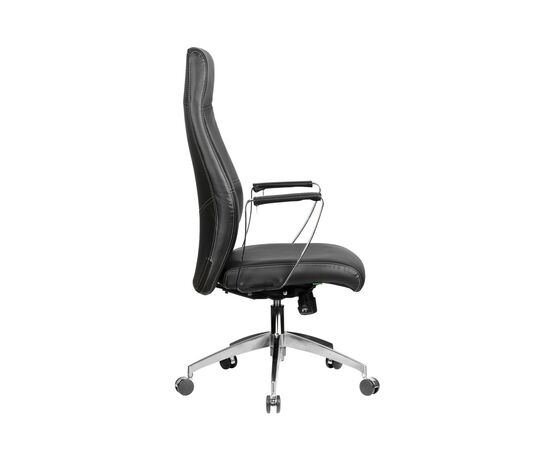 Кресло Хеликс RCH 63x63x129 9208 Чёрный, Основной цвет: Чёрный, Максимальная нагрузка: 120, Ширина: 63, Высота: 129, Глубина: 63, Максимальная ширина: 63, Максимальная глубина: 63, Максимальная высота: 129, Вес: 21, Материал сиденья: экокожа, Цвет сиденья: Черный, Цвет спинки: Черный, Материал спинки: экокожа, Страна производитель: Китай, Бренд: РИВА ООО, Артикул для сайта: 9208, изображение 2post-test