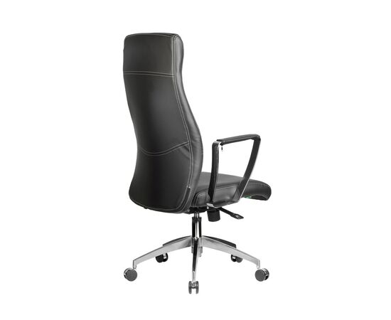 Кресло Хеликс RCH 63x63x129 9208 Чёрный, Основной цвет: Чёрный, Максимальная нагрузка: 120, Ширина: 63, Высота: 129, Глубина: 63, Максимальная ширина: 63, Максимальная глубина: 63, Максимальная высота: 129, Вес: 21, Материал сиденья: экокожа, Цвет сиденья: Черный, Цвет спинки: Черный, Материал спинки: экокожа, Страна производитель: Китай, Бренд: РИВА ООО, Артикул для сайта: 9208, изображение 3post-test