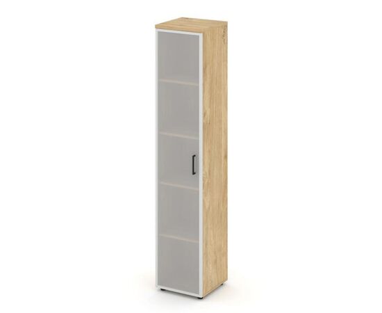 Стайл Проджект Шкаф высокий узкий универсальный 400x400x1982 SN.STU.E-109 Тиквуд Светлый/Сатин/Черный Ручки, Основной цвет: Тиквуд Светлый/Сатин/Черный Ручки, Ширина: 400, Высота: 1982, Глубина: 400, Максимальная ширина: 400, Максимальная глубина: 400, Максимальная высота: 1982, Объем: 0,054, Бренд: РИВА ООО, Артикул для сайта: SN.STU.E-109, изображение 2post-test