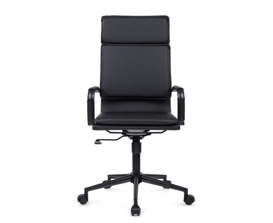 Кресло Хьюго RCH 57x56x109/119 6003-1SEB Черный/Металл черный, Основной цвет: Черный/Металл черный, Ширина: 57, Высота: 119, Глубина: 56, Максимальная ширина: 57, Максимальная глубина: 56, Максимальная высота: 119, Вес: 14,8, Материал сиденья: экокожа, Механизм: топ-ган, Подголовник: черный металл, с накладками из экокожи в цвет кресла, Цвет сиденья: Черный, Цвет спинки: Черный, Максимальная нагрузка: 120, Материал спинки: экокожа, Гарантия: 1 год, Страна производитель: Китай, Объем: 0,288, Бренд: РИВА ООО, Артикул для сайта: 6003-1SEB, изображение 8post-test