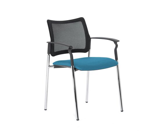 ПИНКО-СЕТКА/PINKO-MESH Кресло на опорах с подлокотниками 44/59x45/48xh80 Pinko Mesh 4legs SLW 58 Arms ЧЕРН/ГОЛУБОЙ/ХРОМ, Основной цвет: ЧЕРН/ГОЛУБОЙ/ХРОМ, Ширина: 59, Высота: 80, Глубина: 48, Максимальная ширина: 59, Максимальная глубина: 48, Минимальная ширина: 44, Максимальная высота: 80, Минимальная глубина: 45, Вес: 7,5, Объем: 0,16, Бренд: ЦЕНТРЭКСИМ ООО, Артикул для сайта: Pinko Mesh 4legs SLW 58 Arms, изображение 2post-test