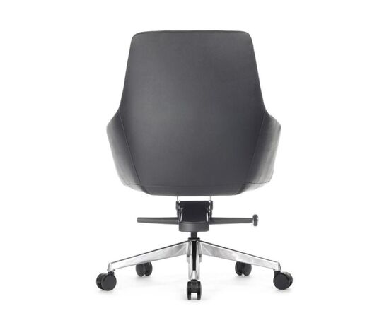 Кресло Соул-M 68x68x96/102 B1908 Чёрный, Основной цвет: Чёрный, Ширина: 68, Высота: 102, Глубина: 68, Максимальная ширина: 68, Максимальная глубина: 68, Максимальная высота: 102, Вес: 23, Материал сиденья: натуральная кожа/экокожа, Механизм: мультиблок, Подголовник: обтянутые кожей в цвет кресла, Цвет сиденья: Черный, Цвет спинки: Черный, Максимальная нагрузка: 250, Материал спинки: натуральная кожа/экокожа, Гарантия: 5 лет, Страна производитель: Китай, Объем: 0,478, Бренд: РИВА ООО, Артикул для сайта: B1908, изображение 4post-test