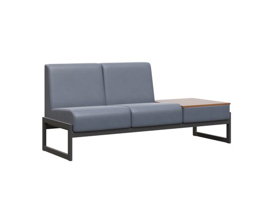 Модуль Диван двухместный столик универсальный 1855x700x800 MD.D2-ST2 Oregon 17/Орех Гварнери/Металл Черный, Основной цвет: Oregon 17/Орех Гварнери/Металл Черный, Ширина: 1855, Высота: 800, Глубина: 700, Максимальная ширина: 1855, Максимальная глубина: 700, Максимальная высота: 800, Объем: 0,57, Бренд: РИВА ООО, Артикул для сайта: MD.D2-ST2, изображение 2post-test