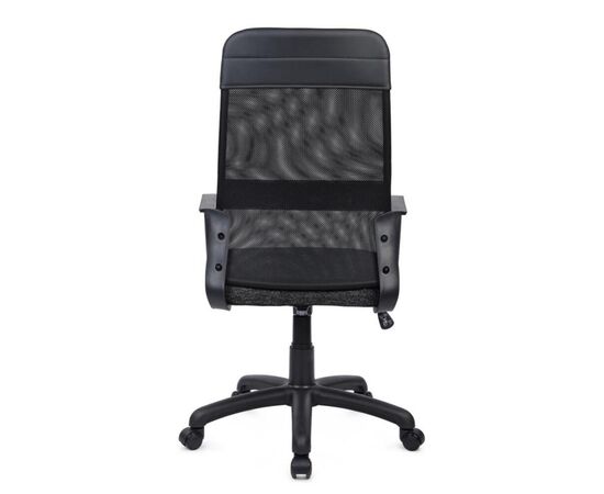 Кресло Слот 58x60x105/115 RCH-1166 TW PL Чёрный, Основной цвет: Чёрный, Ширина: 58, Минимальная высота: 105, Высота: 115, Глубина: 60, Максимальная ширина: 58, Максимальная глубина: 60, Максимальная высота: 115, Вес: 9,6, Материал сиденья: ткань, Механизм: топ-ган, Подголовник: пластик, Цвет сиденья: Черный, Цвет спинки: Черный, Материал спинки: экокожа/сетка, Гарантия: 1 год, Страна производитель: Россия, Объем: 0,135, Максимальная нагрузка: 120, Бренд: РИВА ООО, Артикул для сайта: RCH-1166 TW PL, изображение 4post-test