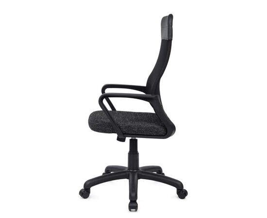 Кресло Слот 58x60x105/115 RCH-1166 TW PL Чёрный, Основной цвет: Чёрный, Ширина: 58, Минимальная высота: 105, Высота: 115, Глубина: 60, Максимальная ширина: 58, Максимальная глубина: 60, Максимальная высота: 115, Вес: 9,6, Материал сиденья: ткань, Механизм: топ-ган, Подголовник: пластик, Цвет сиденья: Черный, Цвет спинки: Черный, Материал спинки: экокожа/сетка, Гарантия: 1 год, Страна производитель: Россия, Объем: 0,135, Максимальная нагрузка: 120, Бренд: РИВА ООО, Артикул для сайта: RCH-1166 TW PL, изображение 6post-test