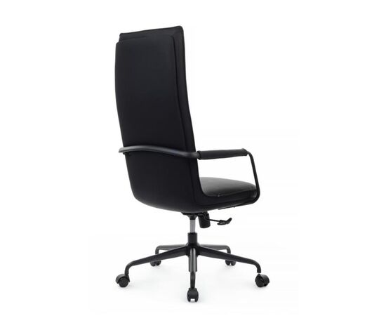 Кресло Тино RCH 68x68x115/125 CM-P004AS Чёрный, Основной цвет: Чёрный, Ширина: 68, Высота: 125, Глубина: 68, Максимальная ширина: 68, Максимальная глубина: 68, Максимальная высота: 125, Вес: 21,6, Материал сиденья: экокожа, Механизм: топ-ган, Подголовник: черный металл, с накладками из экокожи в цвет кресла, Цвет сиденья: Черный, Цвет спинки: Черный, Максимальная нагрузка: 150, Материал спинки: экокожа, Гарантия: 1 год, Страна производитель: Китай, Объем: 0,332, Бренд: РИВА ООО, Артикул для сайта: CM-P004AS, изображение 3post-test