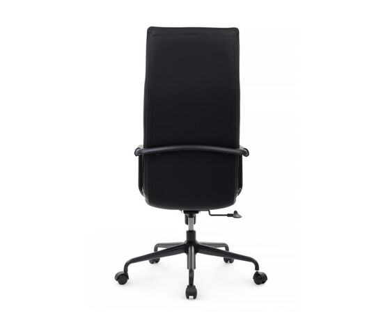 Кресло Тино RCH 68x68x115/125 CM-P004AS Чёрный, Основной цвет: Чёрный, Ширина: 68, Высота: 125, Глубина: 68, Максимальная ширина: 68, Максимальная глубина: 68, Максимальная высота: 125, Вес: 21,6, Материал сиденья: экокожа, Механизм: топ-ган, Подголовник: черный металл, с накладками из экокожи в цвет кресла, Цвет сиденья: Черный, Цвет спинки: Черный, Максимальная нагрузка: 150, Материал спинки: экокожа, Гарантия: 1 год, Страна производитель: Китай, Объем: 0,332, Бренд: РИВА ООО, Артикул для сайта: CM-P004AS, изображение 4post-test