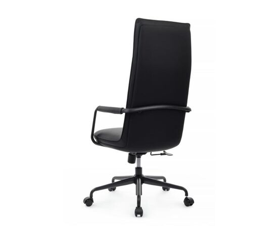 Кресло Тино RCH 68x68x115/125 CM-P004AS Чёрный, Основной цвет: Чёрный, Ширина: 68, Высота: 125, Глубина: 68, Максимальная ширина: 68, Максимальная глубина: 68, Максимальная высота: 125, Вес: 21,6, Материал сиденья: экокожа, Механизм: топ-ган, Подголовник: черный металл, с накладками из экокожи в цвет кресла, Цвет сиденья: Черный, Цвет спинки: Черный, Максимальная нагрузка: 150, Материал спинки: экокожа, Гарантия: 1 год, Страна производитель: Китай, Объем: 0,332, Бренд: РИВА ООО, Артикул для сайта: CM-P004AS, изображение 5post-test
