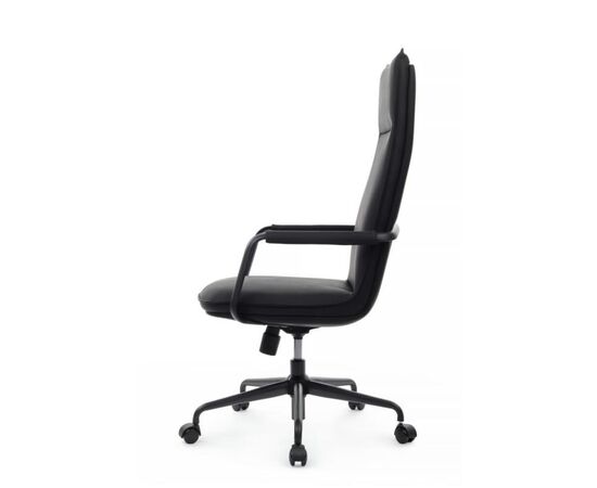 Кресло Тино RCH 68x68x115/125 CM-P004AS Чёрный, Основной цвет: Чёрный, Ширина: 68, Высота: 125, Глубина: 68, Максимальная ширина: 68, Максимальная глубина: 68, Максимальная высота: 125, Вес: 21,6, Материал сиденья: экокожа, Механизм: топ-ган, Подголовник: черный металл, с накладками из экокожи в цвет кресла, Цвет сиденья: Черный, Цвет спинки: Черный, Максимальная нагрузка: 150, Материал спинки: экокожа, Гарантия: 1 год, Страна производитель: Китай, Объем: 0,332, Бренд: РИВА ООО, Артикул для сайта: CM-P004AS, изображение 6post-test