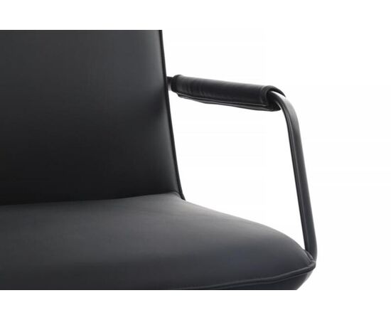 Кресло Тино RCH 68x68x115/125 CM-P004AS Чёрный, Основной цвет: Чёрный, Ширина: 68, Высота: 125, Глубина: 68, Максимальная ширина: 68, Максимальная глубина: 68, Максимальная высота: 125, Вес: 21,6, Материал сиденья: экокожа, Механизм: топ-ган, Подголовник: черный металл, с накладками из экокожи в цвет кресла, Цвет сиденья: Черный, Цвет спинки: Черный, Максимальная нагрузка: 150, Материал спинки: экокожа, Гарантия: 1 год, Страна производитель: Китай, Объем: 0,332, Бренд: РИВА ООО, Артикул для сайта: CM-P004AS, изображение 11post-test