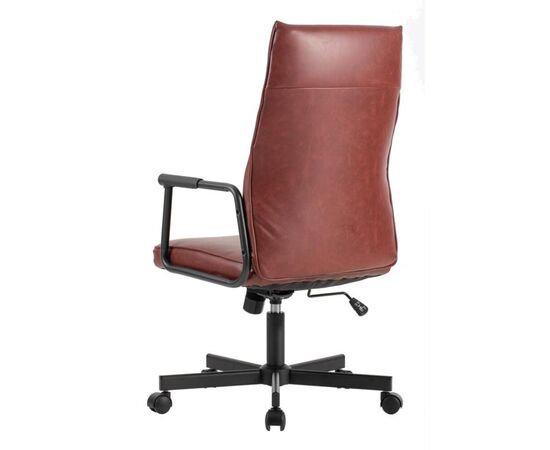 Кресло Стен 68x68x103/113 W-263H Бургунди, Основной цвет: Бургунди, Ширина: 68, Высота: 113, Глубина: 68, Максимальная ширина: 68, Максимальная глубина: 68, Максимальная высота: 113, Вес: 14, Материал сиденья: экокожа, Механизм: топ-ган, Подголовник: черный металл с пластиковыми накладками, Цвет спинки: Бургунди, Максимальная нагрузка: 120, Цвет сиденья: Бургунди, Материал спинки: экокожа, Страна производитель: Китай, Объем: 0,114, Бренд: РИВА ООО, Артикул для сайта: W-263H, изображение 5post-test