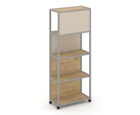 Шелф Мобайл Стеллаж 5 уровней 1 секция 1200x400x2000 VR.LT-STK-504.12 Тиквуд Светлый/Металл Серый/W-04, Основной цвет: Тиквуд Светлый/Металл Серый/W-04, Ширина: 1200, Высота: 2000, Глубина: 400, Максимальная ширина: 1200, Максимальная глубина: 400, Максимальная высота: 2000, Объем: 0,143, Бренд: РИВА ООО, Артикул для сайта: VR.LT-STK-504.12, изображение 3post-test
