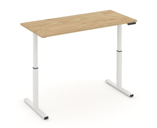 Мув Ап Стол электроподъемный 1580x720x720/1190 MV.SE-4.7 Тиквуд Светлый/Металл белый, Основной цвет: Тиквуд Светлый/Металл белый, Ширина: 1580, Высота: 1190, Глубина: 720, Максимальная ширина: 1580, Максимальная глубина: 720, Максимальная высота: 1190, Объем: 0,113, Бренд: РИВА ООО, Артикул для сайта: MV.SE-4.7, изображение 3post-test