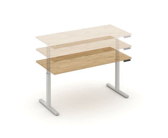Мув Ап Стол электроподъемный 1580x720x720/1190 MV.SE-4.7 Тиквуд Светлый/Металл белый, Основной цвет: Тиквуд Светлый/Металл белый, Ширина: 1580, Высота: 1190, Глубина: 720, Максимальная ширина: 1580, Максимальная глубина: 720, Максимальная высота: 1190, Объем: 0,113, Бренд: РИВА ООО, Артикул для сайта: MV.SE-4.7, изображение 4post-test
