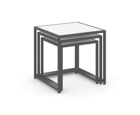 Лофт Стол журнальный 450x450x450 VR.L-SJK-45 Белый Бриллиант/Металл черный, Основной цвет: Белый Бриллиант/Металл черный, Ширина: 450, Высота: 450, Глубина: 450, Максимальная ширина: 450, Максимальная глубина: 450, Максимальная высота: 450, Объем: 0,129, Бренд: РИВА ООО, Артикул для сайта: VR.L-SJK-45, изображение 2post-test