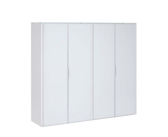 ГАЛА/GALA Каркас шкаф высокий 4двери 190.7x45.2xh171.4 LIB4/980 CRV WHITE GLASS Белый, Основной цвет: Белый, Ширина: 190,7, Высота: 171,4, Глубина: 45,2, Максимальная ширина: 190,7, Максимальная глубина: 45,2, Максимальная высота: 171,4, Вес: 151,4, Объем: 0,231, Бренд: ЦЕНТРЭКСИМ ООО, Артикул для сайта: LIB4/980 CRV WHITE GLASS, изображение 3post-test