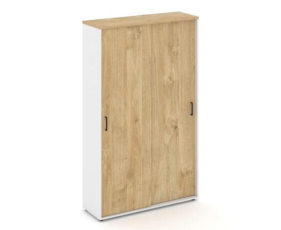 Стайл Проджект Шкаф-купе комбинированный 1200x400x1982 SN.SHK.E-002 Белый/Тиквуд Светлый/Черный Ручки, Основной цвет: Белый/Тиквуд Светлый/Черный Ручки, Ширина: 1200, Высота: 1982, Глубина: 400, Максимальная ширина: 1200, Максимальная глубина: 400, Максимальная высота: 1982, Объем: 0,138, Бренд: РИВА ООО, Артикул для сайта: SN.SHK.E-002, изображение 2post-test