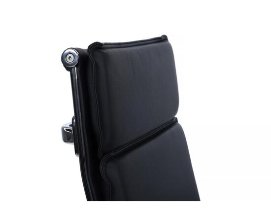 Кресло Хьюго RCH 57x56x109/119 6003-1SE Чёрный, Основной цвет: Чёрный, Ширина: 57, Высота: 119, Глубина: 56, Максимальная ширина: 57, Максимальная глубина: 56, Максимальная высота: 119, Вес: 14,8, Материал сиденья: экокожа, Механизм: топ-ган, Подголовник: металлические хромированные, с накладками из экокожи в цвет кресла, Цвет сиденья: Черный, Цвет спинки: Черный, Максимальная нагрузка: 120, Материал спинки: экокожа, Гарантия: 1 год, Страна производитель: Китай, Объем: 0,288, Бренд: РИВА ООО, Артикул для сайта: 6003-1SE, изображение 9post-test