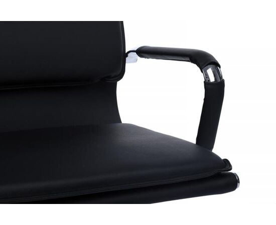 Кресло Хьюго RCH 57x56x109/119 6003-1SE Чёрный, Основной цвет: Чёрный, Ширина: 57, Высота: 119, Глубина: 56, Максимальная ширина: 57, Максимальная глубина: 56, Максимальная высота: 119, Вес: 14,8, Материал сиденья: экокожа, Механизм: топ-ган, Подголовник: металлические хромированные, с накладками из экокожи в цвет кресла, Цвет сиденья: Черный, Цвет спинки: Черный, Максимальная нагрузка: 120, Материал спинки: экокожа, Гарантия: 1 год, Страна производитель: Китай, Объем: 0,288, Бренд: РИВА ООО, Артикул для сайта: 6003-1SE, изображение 10post-test