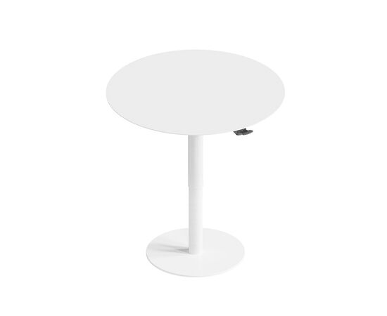 СИТ-ТУ-СТЭНД/SIT-TO-STAND Стол d80xh71/114 SitStand d80 W3 white Белый, Основной цвет: Белый, Минимальная высота: 71, Высота: 114, Максимальная высота: 114, Максимальный диаметр: 80, Вес: 31,3, Объем: 0,035, Бренд: ЦЕНТРЭКСИМ ООО, Артикул для сайта: SitStand d80 W3 white, изображение 2post-test