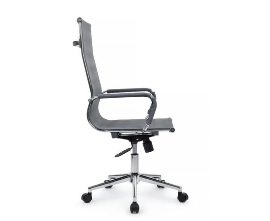 Кресло Хьюго RCH 57x56x109/119 6001-1SE Серый, Основной цвет: Серый, Ширина: 57, Высота: 119, Глубина: 56, Максимальная ширина: 57, Максимальная глубина: 56, Максимальная высота: 119, Вес: 12,6, Материал сиденья: сетка, Механизм: топ-ган, Подголовник: металлические хромированные, с накладками из сетки в цвет кресла, Цвет сиденья: Серый, Цвет спинки: Серый, Максимальная нагрузка: 120, Материал спинки: сетка, Гарантия: 1 год, Страна производитель: Китай, Объем: 0,288, Бренд: РИВА ООО, Артикул для сайта: 6001-1SE, изображение 2post-test