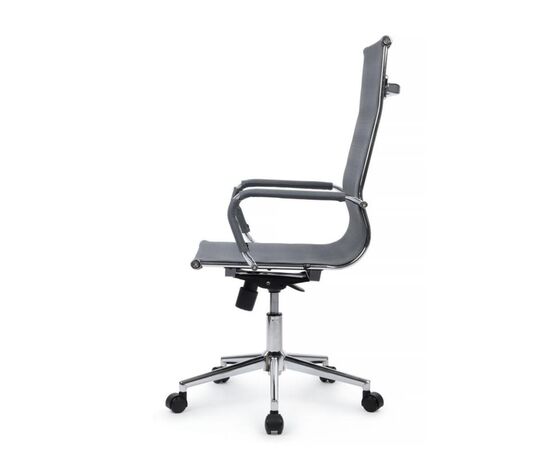 Кресло Хьюго RCH 57x56x109/119 6001-1SE Серый, Основной цвет: Серый, Ширина: 57, Высота: 119, Глубина: 56, Максимальная ширина: 57, Максимальная глубина: 56, Максимальная высота: 119, Вес: 12,6, Материал сиденья: сетка, Механизм: топ-ган, Подголовник: металлические хромированные, с накладками из сетки в цвет кресла, Цвет сиденья: Серый, Цвет спинки: Серый, Максимальная нагрузка: 120, Материал спинки: сетка, Гарантия: 1 год, Страна производитель: Китай, Объем: 0,288, Бренд: РИВА ООО, Артикул для сайта: 6001-1SE, изображение 6post-test
