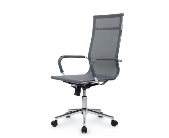 Кресло Хьюго RCH 57x56x109/119 6001-1SE Серый, Основной цвет: Серый, Ширина: 57, Высота: 119, Глубина: 56, Максимальная ширина: 57, Максимальная глубина: 56, Максимальная высота: 119, Вес: 12,6, Материал сиденья: сетка, Механизм: топ-ган, Подголовник: металлические хромированные, с накладками из сетки в цвет кресла, Цвет сиденья: Серый, Цвет спинки: Серый, Максимальная нагрузка: 120, Материал спинки: сетка, Гарантия: 1 год, Страна производитель: Китай, Объем: 0,288, Бренд: РИВА ООО, Артикул для сайта: 6001-1SE, изображение 7post-test