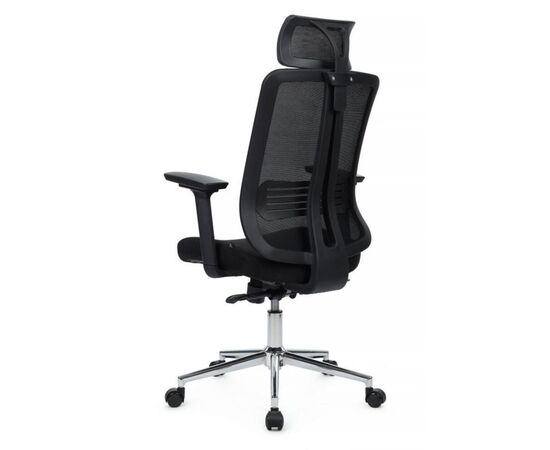 Кресло Бокс RCH 68x68x115/125 A663-3D-M3 Чёрный, Основной цвет: Чёрный, Ширина: 68, Высота: 125, Глубина: 68, Максимальная ширина: 68, Максимальная глубина: 68, Максимальная высота: 125, Вес: 16, Материал сиденья: ткань, Механизм: топ-ган люкс, Подголовник: пластик 3D, Цвет сиденья: Черный, Цвет спинки: Черный, Материал спинки: сетка, Гарантия: 1 год, Страна производитель: Китай, Максимальная нагрузка: 120, Бренд: РИВА ООО, Артикул для сайта: A663-3D-M3, изображение 5post-test