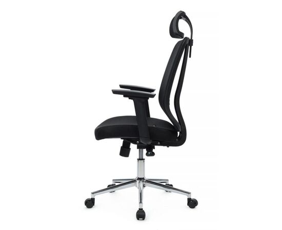 Кресло Бокс RCH 68x68x115/125 A663-3D-M3 Чёрный, Основной цвет: Чёрный, Ширина: 68, Высота: 125, Глубина: 68, Максимальная ширина: 68, Максимальная глубина: 68, Максимальная высота: 125, Вес: 16, Материал сиденья: ткань, Механизм: топ-ган люкс, Подголовник: пластик 3D, Цвет сиденья: Черный, Цвет спинки: Черный, Материал спинки: сетка, Гарантия: 1 год, Страна производитель: Китай, Максимальная нагрузка: 120, Бренд: РИВА ООО, Артикул для сайта: A663-3D-M3, изображение 6post-test