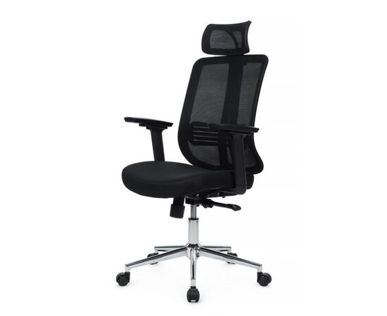 Кресло Бокс RCH 68x68x115/125 A663-3D-M3 Чёрный, Основной цвет: Чёрный, Ширина: 68, Высота: 125, Глубина: 68, Максимальная ширина: 68, Максимальная глубина: 68, Максимальная высота: 125, Вес: 16, Материал сиденья: ткань, Механизм: топ-ган люкс, Подголовник: пластик 3D, Цвет сиденья: Черный, Цвет спинки: Черный, Материал спинки: сетка, Гарантия: 1 год, Страна производитель: Китай, Максимальная нагрузка: 120, Бренд: РИВА ООО, Артикул для сайта: A663-3D-M3, изображение 7post-test