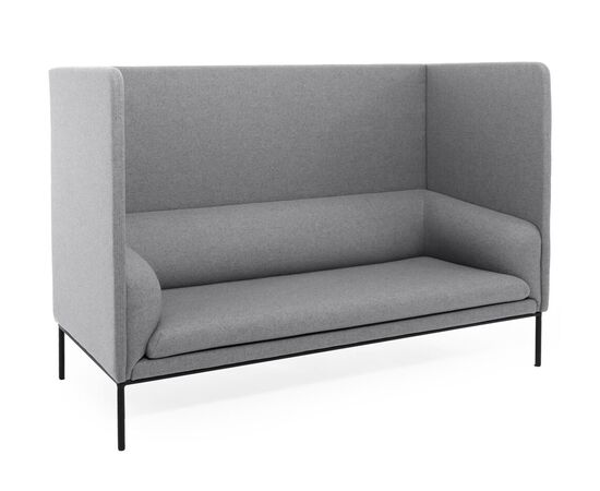 ЛИРО/LIRO Высокий диван 3-местный 203.5x75/79xh142.5, Основной цвет: СЕРЫЙ M, Ширина: 203,5, Высота: 142,5, Глубина: 79, Максимальная ширина: 203,5, Максимальная глубина: 79, Максимальная высота: 142,5, Минимальная глубина: 75, Вес: 61,5, Объем: 2,35, Бренд: ЦЕНТРЭКСИМ ООО, Артикул для сайта: LIRO High 3 WM 160, изображение 2post-test