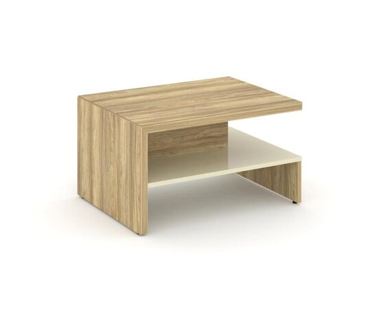 Корнер Стол журнальный 800x600x450 COR.SJ Гикори Песочный/Ваниль, Основной цвет: Гикори Песочный/Ваниль, Ширина: 800, Высота: 450, Глубина: 600, Максимальная ширина: 800, Максимальная глубина: 600, Максимальная высота: 450, Вес: 28,6, Объем: 0,04, Бренд: РИВА ООО, Артикул: COR.SJ, изображение 2post-test