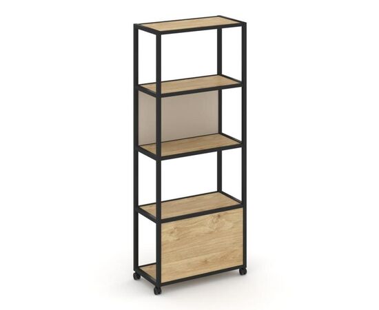 Шелф Мобайл Стеллаж 5 уровней 1 секция 600x400x2000 VR.LT-STK-503.06 Тиквуд Светлый/Металл Черный/W-04, Основной цвет: Тиквуд Светлый/Металл Черный/W-04, Ширина: 600, Высота: 2000, Глубина: 400, Максимальная ширина: 600, Максимальная глубина: 400, Максимальная высота: 2000, Объем: 0,109, Бренд: РИВА ООО, Артикул для сайта: VR.LT-STK-503.06, изображение 2post-test