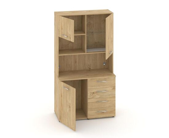 Фит Вариант № 4 1200x600/420x2178 MN-004 Тиквуд Светлый, Основной цвет: Тиквуд Светлый, Ширина: 1200, Высота: 2178, Глубина: 420, Максимальная ширина: 1200, Максимальная глубина: 420, Максимальная высота: 2178, Минимальная глубина: 600, Объем: 0,289, Бренд: РИВА ООО, Артикул для сайта: MN-004, изображение 2post-test