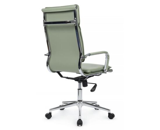 Кресло Хьюго RCH 57x56x109/119 6003-1SE Зеленый, Основной цвет: Зеленый, Ширина: 57, Высота: 119, Глубина: 56, Максимальная ширина: 57, Максимальная глубина: 56, Максимальная высота: 119, Вес: 14,8, Материал сиденья: экокожа, Механизм: топ-ган, Подголовник: металлические хромированные, с накладками из экокожи в цвет кресла, Цвет сиденья: Зеленый, Цвет спинки: Зеленый, Максимальная нагрузка: 120, Материал спинки: экокожа, Гарантия: 1 год, Страна производитель: Китай, Объем: 0,288, Бренд: РИВА ООО, Артикул для сайта: 6003-1SE, изображение 3post-test