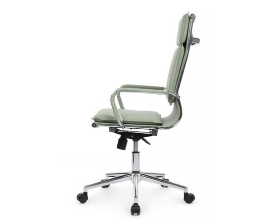 Кресло Хьюго RCH 57x56x109/119 6003-1SE Зеленый, Основной цвет: Зеленый, Ширина: 57, Высота: 119, Глубина: 56, Максимальная ширина: 57, Максимальная глубина: 56, Максимальная высота: 119, Вес: 14,8, Материал сиденья: экокожа, Механизм: топ-ган, Подголовник: металлические хромированные, с накладками из экокожи в цвет кресла, Цвет сиденья: Зеленый, Цвет спинки: Зеленый, Максимальная нагрузка: 120, Материал спинки: экокожа, Гарантия: 1 год, Страна производитель: Китай, Объем: 0,288, Бренд: РИВА ООО, Артикул для сайта: 6003-1SE, изображение 6post-test