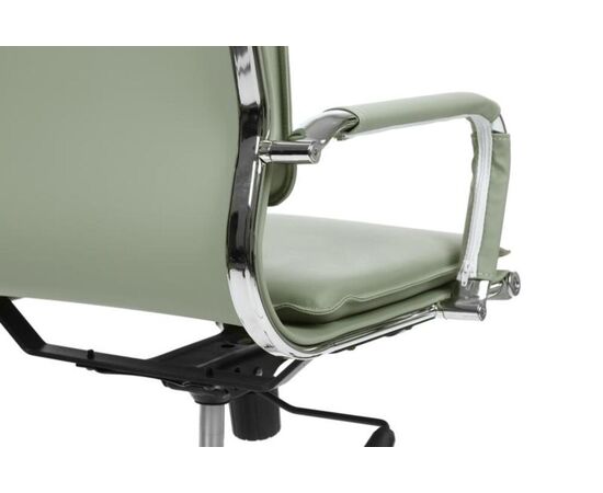 Кресло Хьюго RCH 57x56x109/119 6003-1SE Зеленый, Основной цвет: Зеленый, Ширина: 57, Высота: 119, Глубина: 56, Максимальная ширина: 57, Максимальная глубина: 56, Максимальная высота: 119, Вес: 14,8, Материал сиденья: экокожа, Механизм: топ-ган, Подголовник: металлические хромированные, с накладками из экокожи в цвет кресла, Цвет сиденья: Зеленый, Цвет спинки: Зеленый, Максимальная нагрузка: 120, Материал спинки: экокожа, Гарантия: 1 год, Страна производитель: Китай, Объем: 0,288, Бренд: РИВА ООО, Артикул для сайта: 6003-1SE, изображение 11post-test