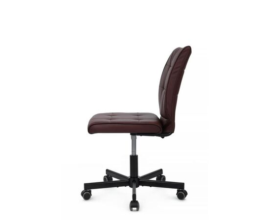 Кресло Соло RCH 56x59x83/93 SLP-205 Коричневый, Основной цвет: Коричневый, Ширина: 56, Высота: 93, Глубина: 59, Максимальная ширина: 56, Максимальная глубина: 59, Максимальная высота: 93, Вес: 8, Материал сиденья: экокожа, Механизм: пиастра, Цвет сиденья: Коричневый, Цвет спинки: Коричневый, Максимальная нагрузка: 100, Материал спинки: экокожа, Гарантия: 1 год, Страна производитель: Россия, Объем: 0,053, Бренд: РИВА ООО, Артикул для сайта: SLP-205, изображение 6post-test