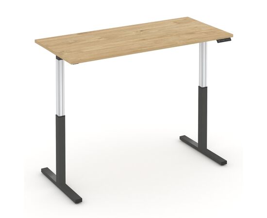 Мув Ап Стол электроподъемный 1580x720x720/1190 MV.SE-4.7 Тиквуд Светлый/Металл Антрацит, Основной цвет: Тиквуд Светлый/Металл Антрацит, Ширина: 1580, Высота: 1190, Глубина: 720, Максимальная ширина: 1580, Максимальная глубина: 720, Максимальная высота: 1190, Объем: 0,113, Бренд: РИВА ООО, Артикул для сайта: MV.SE-4.7, изображение 3post-test
