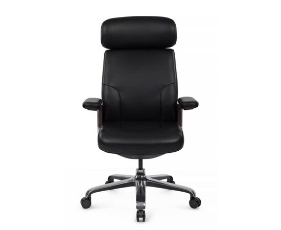 Кресло Марк 74x70x120/126 FK006-A Чёрный, Основной цвет: Чёрный, Ширина: 74, Высота: 126, Глубина: 70, Максимальная ширина: 74, Максимальная глубина: 70, Максимальная высота: 126, Вес: 35,2, Материал сиденья: натуральная кожа, Механизм: синхромеханизм со слайдером с фиксацией в 3 положениях, Подголовник: 3D, с накладками из кожи в цвет кресла, Цвет сиденья: Черный, Цвет спинки: Черный, Максимальная нагрузка: 250, Материал спинки: натуральная кожа, Гарантия: 5 лет, Страна производитель: Китай, Объем: 0,389, Бренд: РИВА ООО, Артикул для сайта: FK006-A, изображение 8post-test