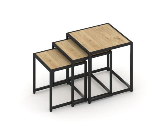 Лофт Стол журнальный 450x450x450 VR.L-SJK-45 Тиквуд Светлый/Металл Черный, Основной цвет: Тиквуд Светлый/Металл Черный, Ширина: 450, Высота: 450, Глубина: 450, Максимальная ширина: 450, Максимальная глубина: 450, Максимальная высота: 450, Объем: 0,129, Бренд: РИВА ООО, Артикул для сайта: VR.L-SJK-45, изображение 4post-test