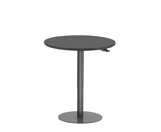 СИТ-ТУ-СТЭНД/SIT-TO-STAND Стол d80xh71/114 SitStand d80 151 black Графит/Черный, Основной цвет: Графит/Черный, Минимальная высота: 71, Высота: 114, Максимальная высота: 114, Максимальный диаметр: 80, Вес: 31,3, Объем: 0,035, Бренд: ЦЕНТРЭКСИМ ООО, Артикул для сайта: SitStand d80 151 black, изображение 2post-test