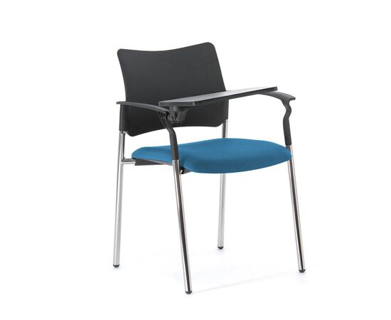 ПИНКО/PINKO Кресло со столиком на опорах 44/63x45/48xh80 Pinko plastic 4legs SLW 58 Arms+WT ЧЕРН/ГОЛУБОЙ/ХРОМ, Основной цвет: ЧЕРН/ГОЛУБОЙ/ХРОМ, Ширина: 63, Высота: 80, Глубина: 48, Максимальная ширина: 63, Максимальная глубина: 48, Минимальная ширина: 44, Максимальная высота: 80, Минимальная глубина: 45, Вес: 8, Объем: 0,12, Бренд: ЦЕНТРЭКСИМ ООО, Артикул для сайта: Pinko plastic 4legs SLW 58 Arms+WT, изображение 2post-test