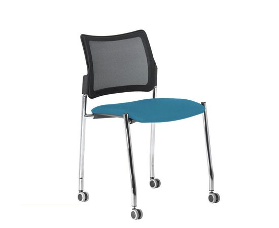 ПИНКО-СЕТКА/PINKO-MESH Кресло на колесах без подлокотников 44/53x45/48xh79 Pinko Mesh cast SLW 58 noArms ЧЕРН/ГОЛУБОЙ/ХРОМ, Основной цвет: ЧЕРН/ГОЛУБОЙ/ХРОМ, Ширина: 53, Высота: 79, Глубина: 48, Максимальная ширина: 53, Максимальная глубина: 48, Минимальная ширина: 44, Максимальная высота: 79, Минимальная глубина: 45, Вес: 7,5, Объем: 0,16, Бренд: ЦЕНТРЭКСИМ ООО, Артикул для сайта: Pinko Mesh cast SLW 58 noArms, изображение 2post-test
