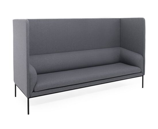 ЛИРО/LIRO Диван высокий 3-местный 203.5x75/79xh142.5 LIRO High 3 WM 160 - 0324 Серый, Основной цвет: Серый, Ширина: 203,5, Высота: 142,5, Глубина: 79, Максимальная ширина: 203,5, Максимальная глубина: 79, Максимальная высота: 142,5, Минимальная глубина: 75, Вес: 61,5, Объем: 2,35, Бренд: ЦЕНТРЭКСИМ ООО, Артикул для сайта: LIRO High 3 WM 160 - 0324, изображение 2post-test