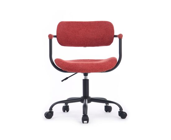 Кресло Колин 60x60x75/83 W-231 Красный, Основной цвет: Красный, Ширина: 60, Высота: 83, Глубина: 60, Максимальная ширина: 60, Максимальная глубина: 60, Максимальная высота: 83, Вес: 10,2, Материал сиденья: ткань, Механизм: пиастра, Подголовник: черный металл, с пластиковой накладкой в цвет кресла, Цвет сиденья: Красный, Цвет спинки: Красный, Максимальная нагрузка: 120, Материал спинки: ткань, Гарантия: 1 год, Страна производитель: Китай, Объем: 0,102, Бренд: РИВА ООО, Артикул для сайта: W-231, изображение 5post-test