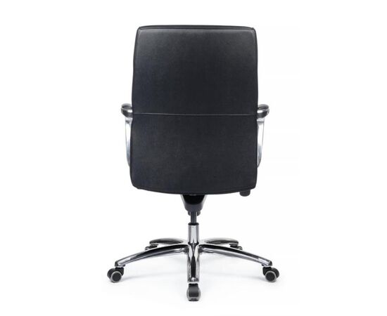 Кресло Гастон-M 67x67x101/109 9264 Чёрный, Основной цвет: Чёрный, Ширина: 67, Высота: 109, Глубина: 67, Максимальная ширина: 67, Максимальная глубина: 67, Максимальная высота: 109, Вес: 22, Материал сиденья: натуральная кожа/экокожа, Механизм: мультиблок, Подголовник: алюминий, с накладками из натуральной кожи в цвет кресла, Цвет сиденья: Черный, Цвет спинки: Черный, Максимальная нагрузка: 250, Материал спинки: натуральная кожа/экокожа, Гарантия: 5 лет, Страна производитель: Китай, Объем: 0,175, Бренд: РИВА ООО, Артикул для сайта: 9264, изображение 4post-test