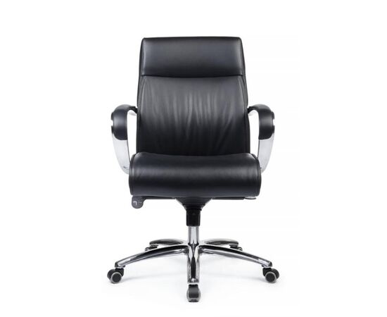 Кресло Гастон-M 67x67x101/109 9264 Чёрный, Основной цвет: Чёрный, Ширина: 67, Высота: 109, Глубина: 67, Максимальная ширина: 67, Максимальная глубина: 67, Максимальная высота: 109, Вес: 22, Материал сиденья: натуральная кожа/экокожа, Механизм: мультиблок, Подголовник: алюминий, с накладками из натуральной кожи в цвет кресла, Цвет сиденья: Черный, Цвет спинки: Черный, Максимальная нагрузка: 250, Материал спинки: натуральная кожа/экокожа, Гарантия: 5 лет, Страна производитель: Китай, Объем: 0,175, Бренд: РИВА ООО, Артикул для сайта: 9264, изображение 5post-test