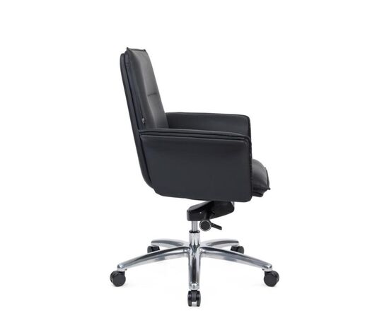 Кресло Визо-M RCH 72x69x96/100 B2507 Чёрный, Основной цвет: Чёрный, Ширина: 72, Высота: 100, Глубина: 69, Максимальная ширина: 72, Максимальная глубина: 69, Максимальная высота: 100, Вес: 24,4, Материал сиденья: экокожа, Механизм: мультиблок с фиксацией в 3 положениях, Подголовник: обтянутые экокожей в цвет кресла, Цвет сиденья: Черный, Цвет спинки: Черный, Максимальная нагрузка: 120, Материал спинки: экокожа, Гарантия: 1 год, Страна производитель: Китай, Объем: 0,328, Бренд: РИВА ООО, Артикул для сайта: B2507, изображение 2post-test