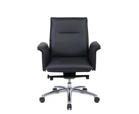 Кресло Визо-M RCH 72x69x96/100 B2507 Чёрный, Основной цвет: Чёрный, Ширина: 72, Высота: 100, Глубина: 69, Максимальная ширина: 72, Максимальная глубина: 69, Максимальная высота: 100, Вес: 24,4, Материал сиденья: экокожа, Механизм: мультиблок с фиксацией в 3 положениях, Подголовник: обтянутые экокожей в цвет кресла, Цвет сиденья: Черный, Цвет спинки: Черный, Максимальная нагрузка: 120, Материал спинки: экокожа, Гарантия: 1 год, Страна производитель: Китай, Объем: 0,328, Бренд: РИВА ООО, Артикул для сайта: B2507, изображение 8post-test